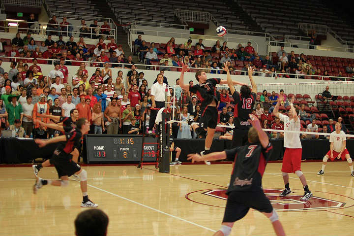 mens volleyball game