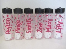 customized volleyball bottles